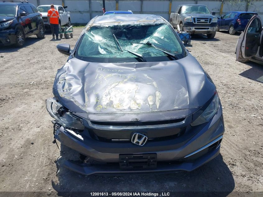 2019 Honda Civic Sedan VIN: 2HGFC2F51KH033122 Lot: 12001613