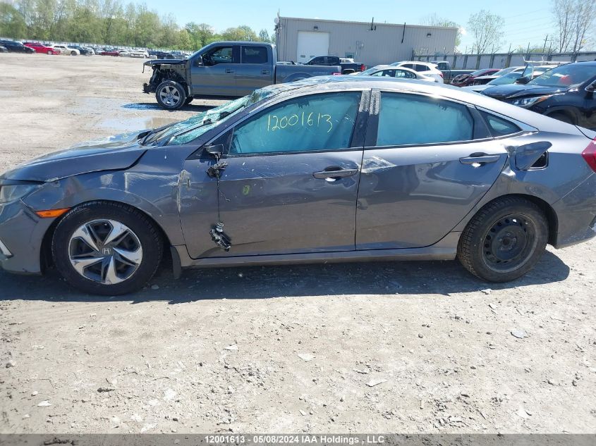 2019 Honda Civic Sedan VIN: 2HGFC2F51KH033122 Lot: 12001613