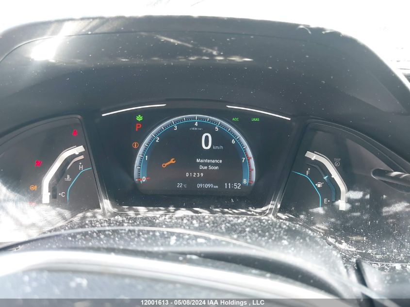 2019 Honda Civic Sedan VIN: 2HGFC2F51KH033122 Lot: 12001613