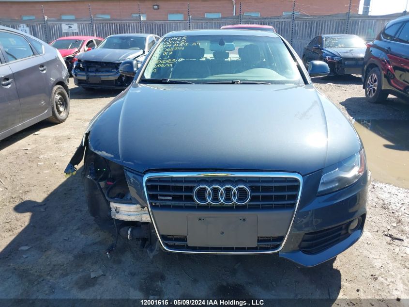 2009 Audi A4 VIN: WAULF68KX9N068744 Lot: 12001615