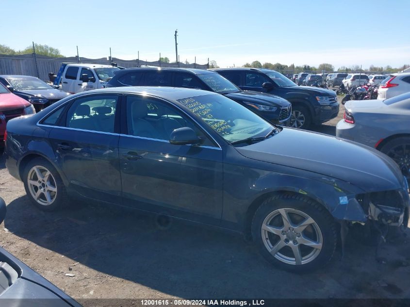 2009 Audi A4 VIN: WAULF68KX9N068744 Lot: 12001615