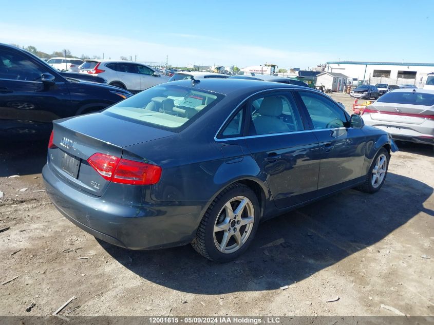 2009 Audi A4 VIN: WAULF68KX9N068744 Lot: 12001615