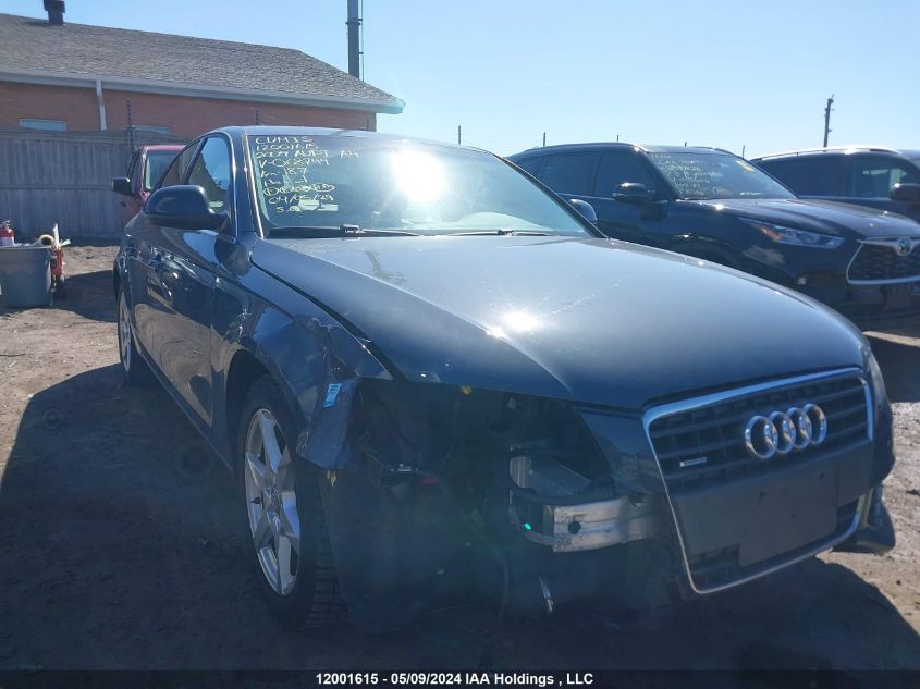 2009 Audi A4 VIN: WAULF68KX9N068744 Lot: 12001615