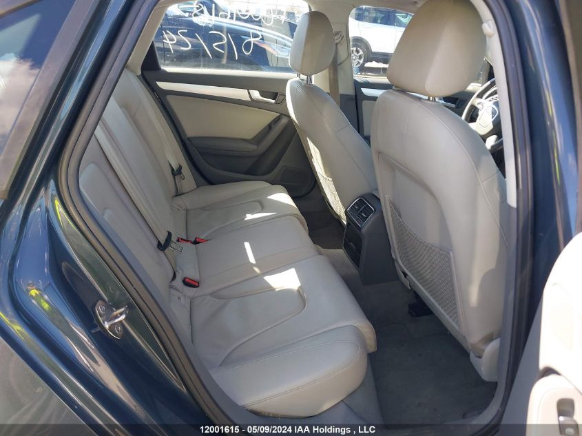 2009 Audi A4 VIN: WAULF68KX9N068744 Lot: 12001615