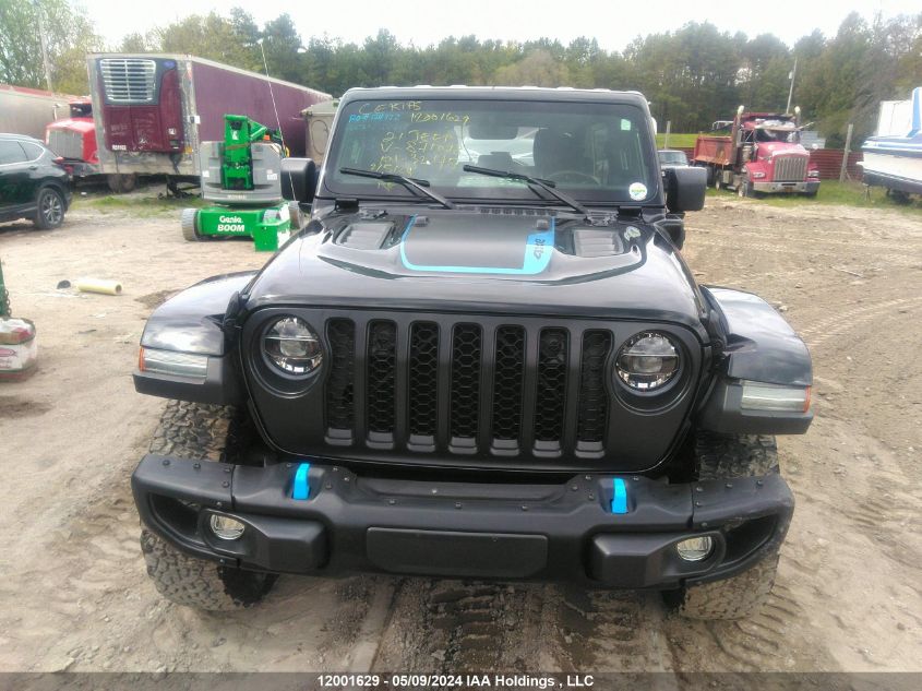 2021 Jeep Wrangler 4Xe Unlimited Rubicon VIN: 1C4JJXR60MW871078 Lot: 12001629