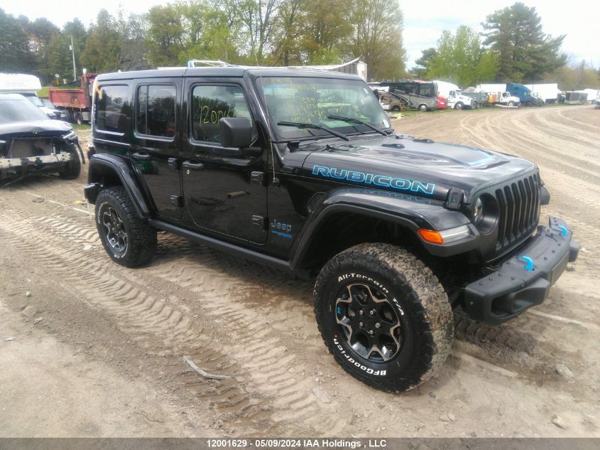 2021 Jeep Wrangler 4Xe Unlimited Rubicon VIN: 1C4JJXR60MW871078 Lot: 12001629