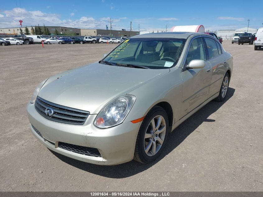 2005 Infiniti G35X VIN: JNKCV51F65M308075 Lot: 12001634