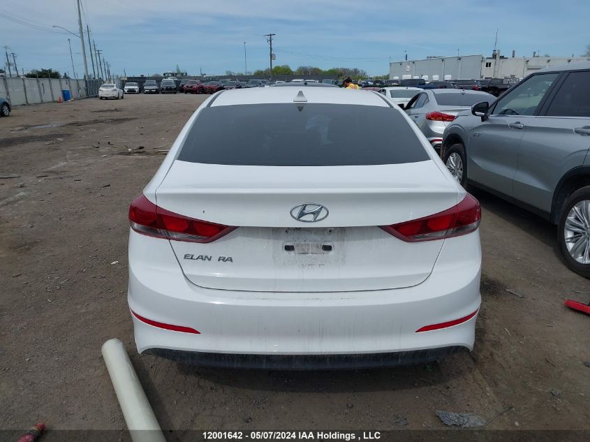 2017 Hyundai Elantra Gl VIN: KMHD84LF4HU093543 Lot: 12001642