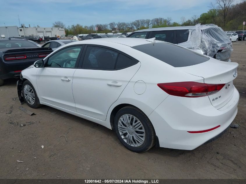 2017 Hyundai Elantra Gl VIN: KMHD84LF4HU093543 Lot: 12001642