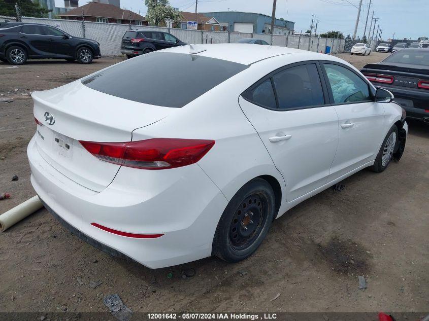 2017 Hyundai Elantra Gl VIN: KMHD84LF4HU093543 Lot: 12001642