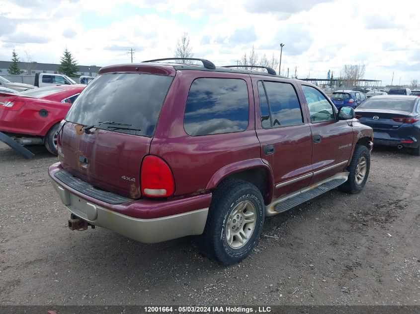 2001 Dodge Durango VIN: 1B4HS28N51F551819 Lot: 12001664