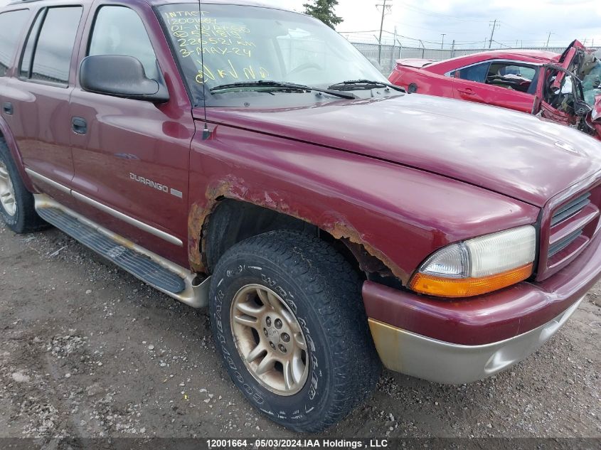 2001 Dodge Durango VIN: 1B4HS28N51F551819 Lot: 12001664