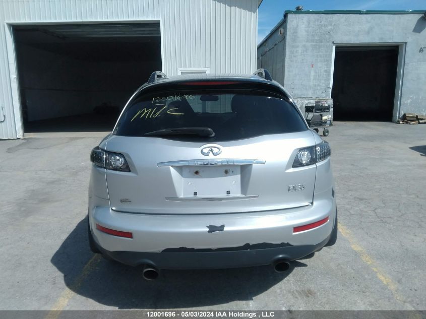 2006 Infiniti Fx35 VIN: JNRAS08W36X202855 Lot: 12001696