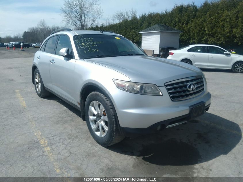 2006 Infiniti Fx35 VIN: JNRAS08W36X202855 Lot: 12001696