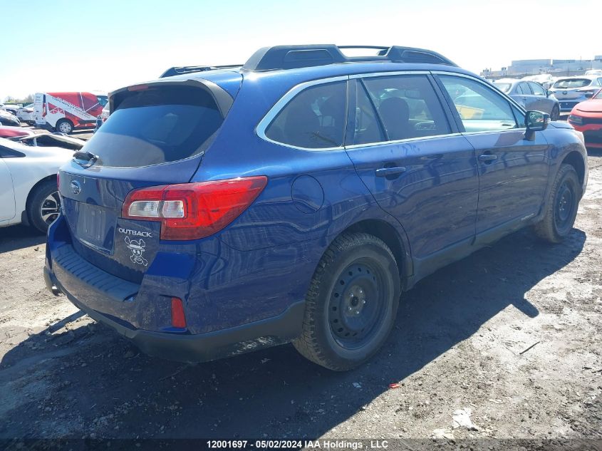 2017 Subaru Outback 2.5I Premium VIN: 4S4BSCDC9H3233339 Lot: 12001697