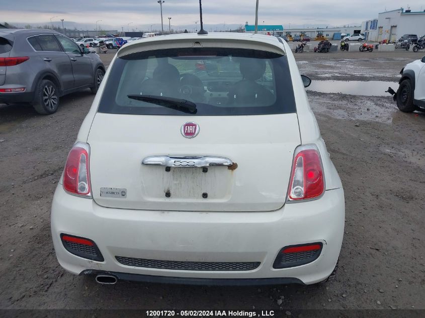 2014 Fiat 500 Sport VIN: 3C3CFFBR7ET220521 Lot: 12001720