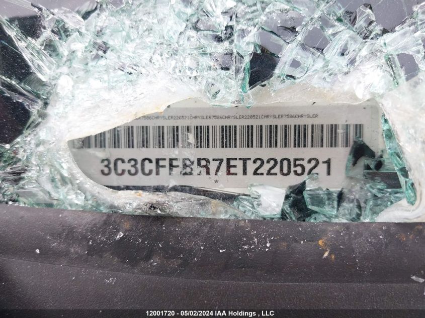2014 Fiat 500 Sport VIN: 3C3CFFBR7ET220521 Lot: 12001720