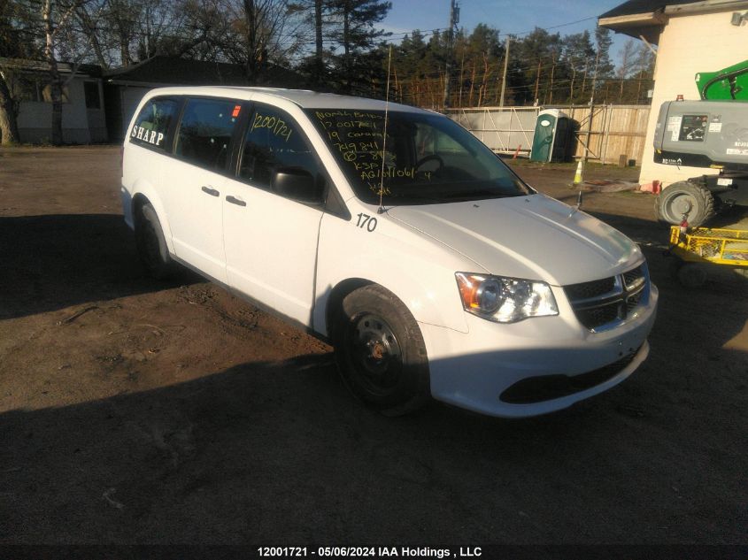 2019 Dodge Grand Caravan Cvp/Sxt VIN: 2C4RDGBG9KR749841 Lot: 12001721