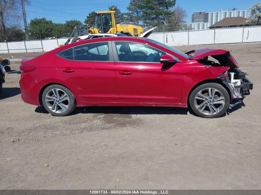 2017 Hyundai Elantra Gls VIN: KMHD84LF3HU131344 Lot: 12001733