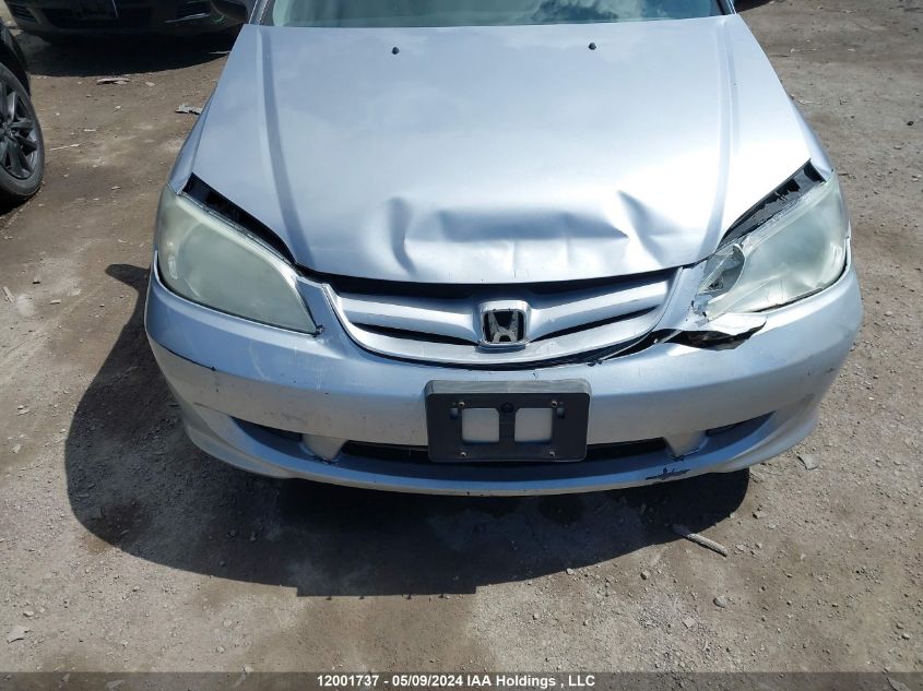 2004 Honda Civic Sdn VIN: 2HGES16484H906223 Lot: 12001737