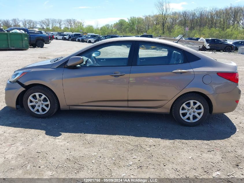 2012 Hyundai Accent Gl VIN: KMHCT4AE3CU183344 Lot: 12001750