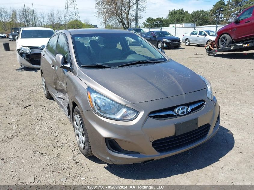 2012 Hyundai Accent Gl VIN: KMHCT4AE3CU183344 Lot: 12001750