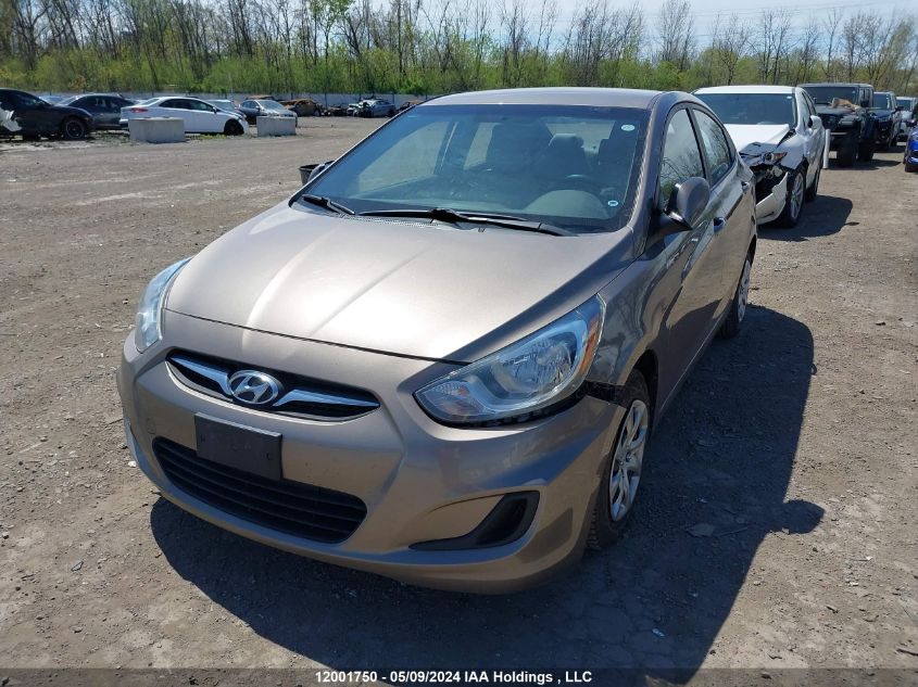 2012 Hyundai Accent Gl VIN: KMHCT4AE3CU183344 Lot: 12001750