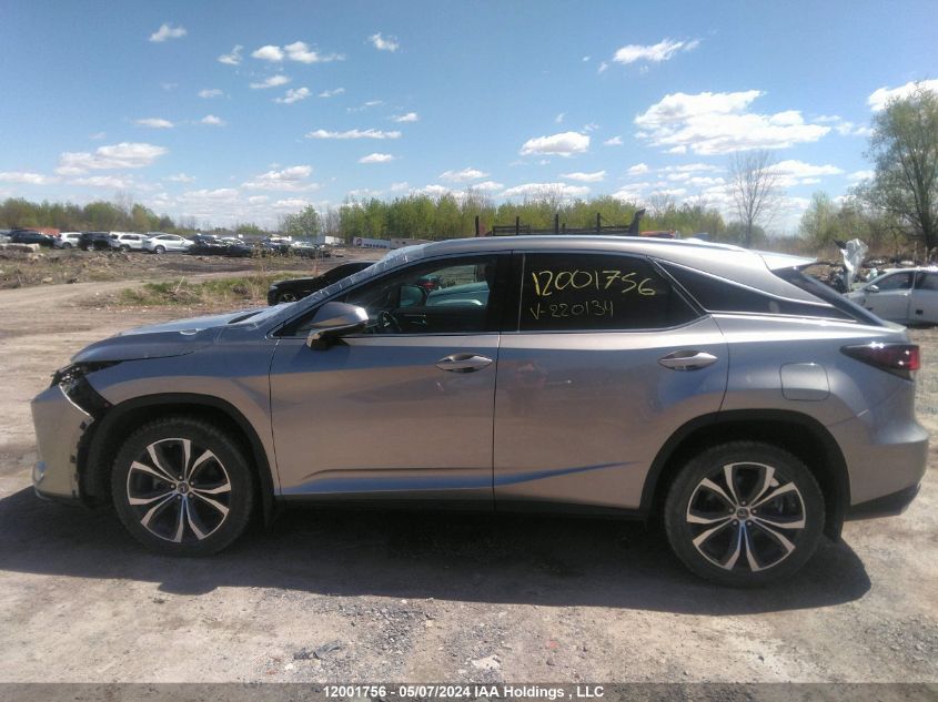 2020 Lexus Rx 350 VIN: 2T2JZMDA9LC220134 Lot: 12001756