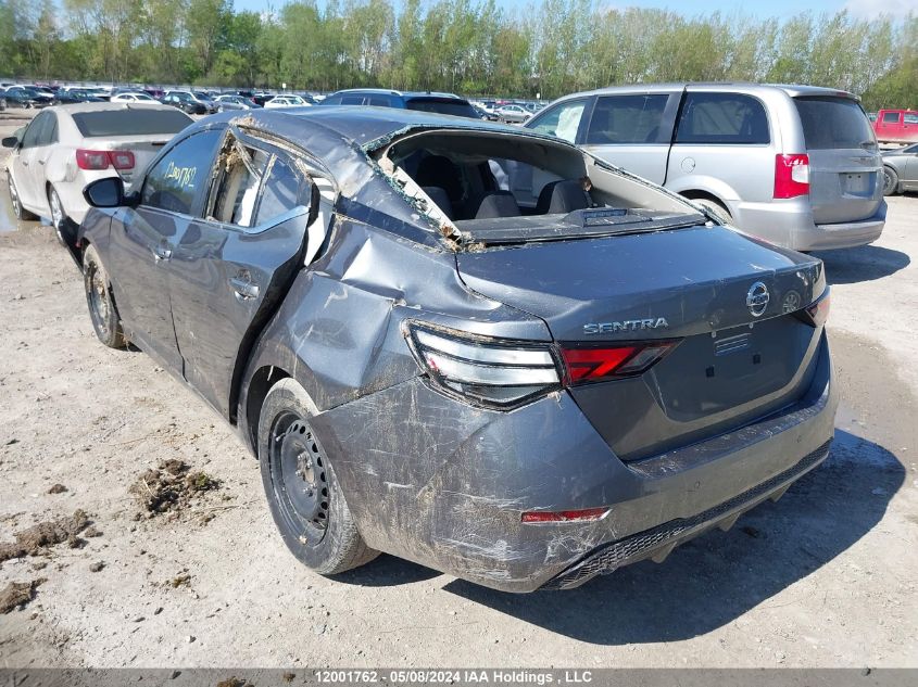 2020 Nissan Sentra VIN: 3N1AB8BV3LY240162 Lot: 12001762