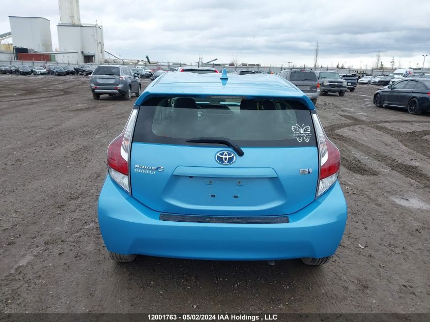 2016 Toyota Prius C VIN: JTDKDTB39G1127890 Lot: 12001763