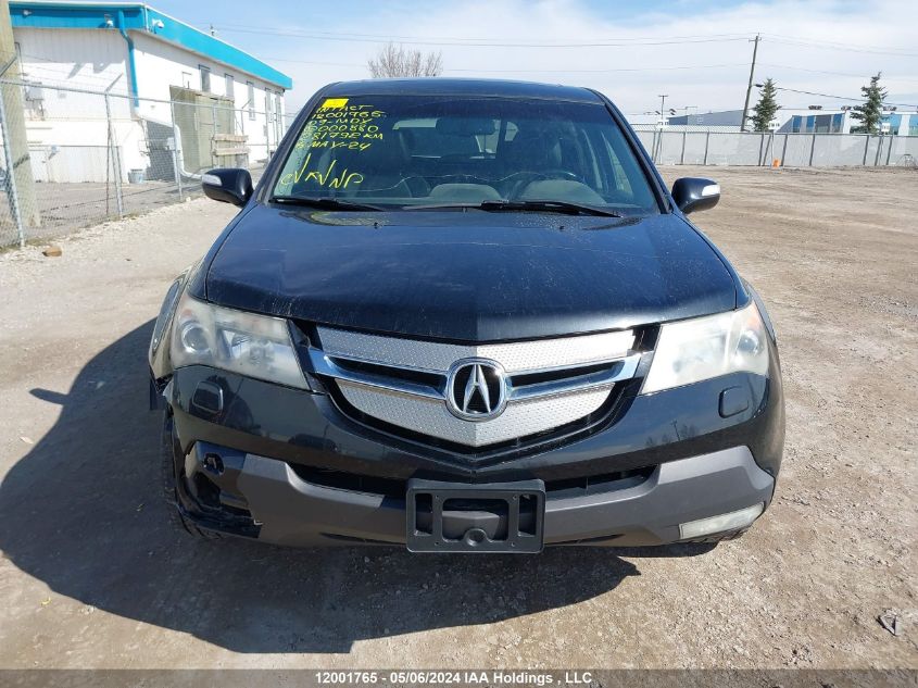 2009 Acura Mdx Sport VIN: 2HNYD288X9H000880 Lot: 12001765