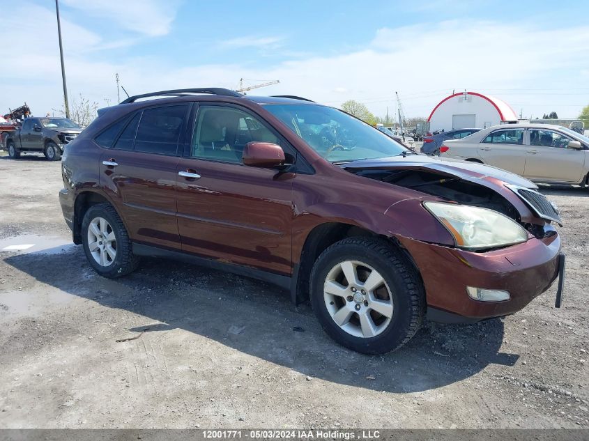 2009 Lexus Rx 350 VIN: JTJHK31U292857449 Lot: 12001771