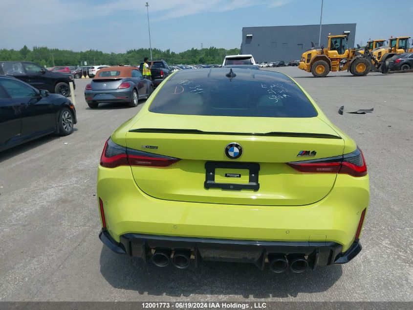 2023 BMW M4 Competition VIN: WBS43AZ08PCL09556 Lot: 12001773