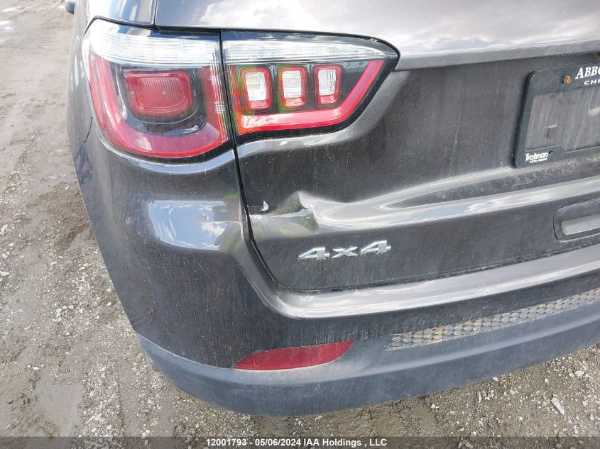 2019 Jeep Compass Sport VIN: 3C4NJDAB8KT756756 Lot: 12001793