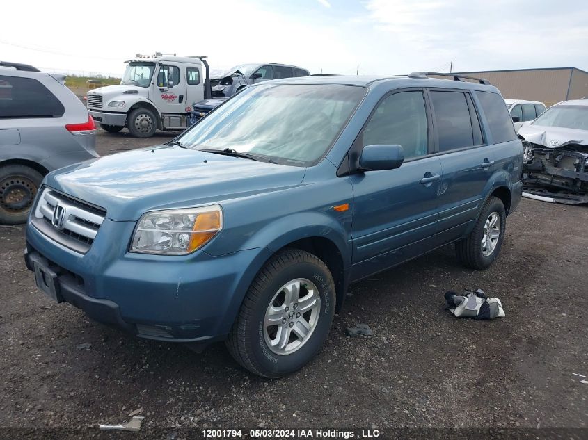 2008 Honda Pilot VIN: 5FNYF18238B012444 Lot: 12001794