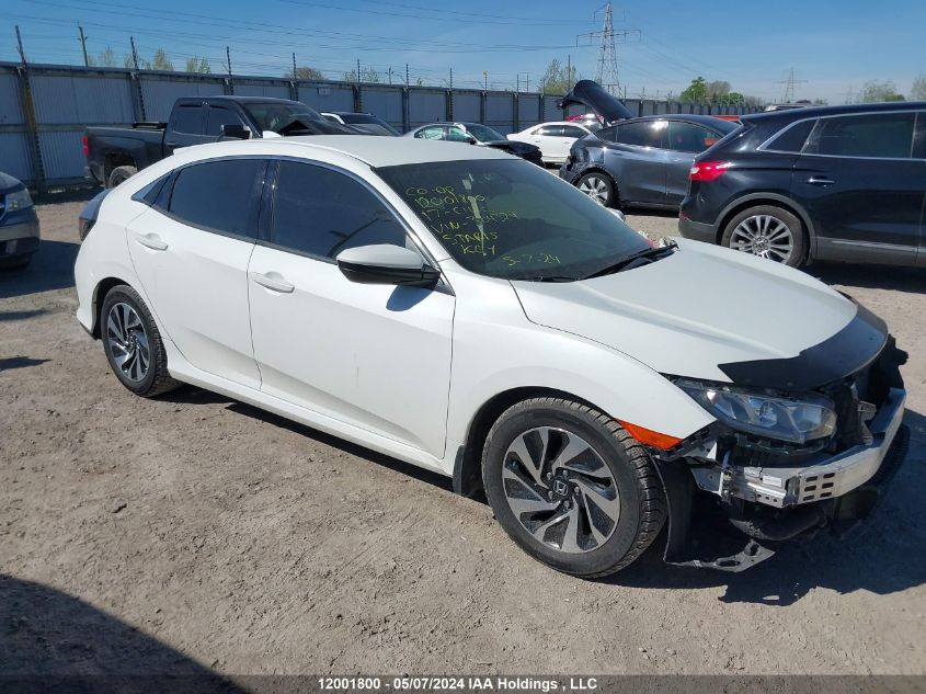 2017 Honda Civic Hatchback VIN: SHHFK7H21HU304324 Lot: 12001800