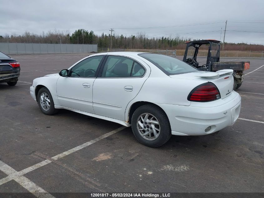 2005 Pontiac Grand Am Se VIN: 1G2NE52E55M243210 Lot: 12001817