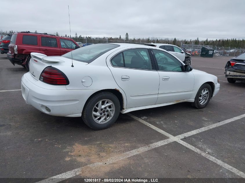 2005 Pontiac Grand Am Se VIN: 1G2NE52E55M243210 Lot: 12001817