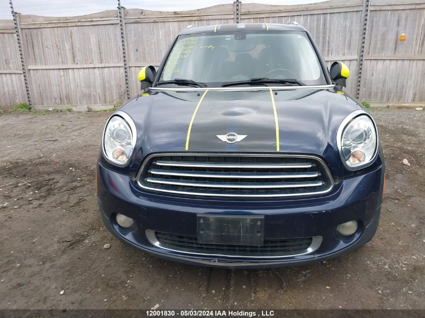 2012 Mini Cooper VIN: WMWZB3C5XCWM05985 Lot: 12001830