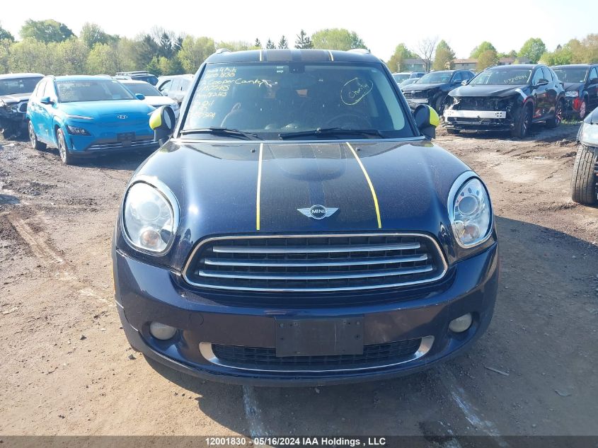 2012 Mini Cooper VIN: WMWZB3C5XCWM05985 Lot: 12001830