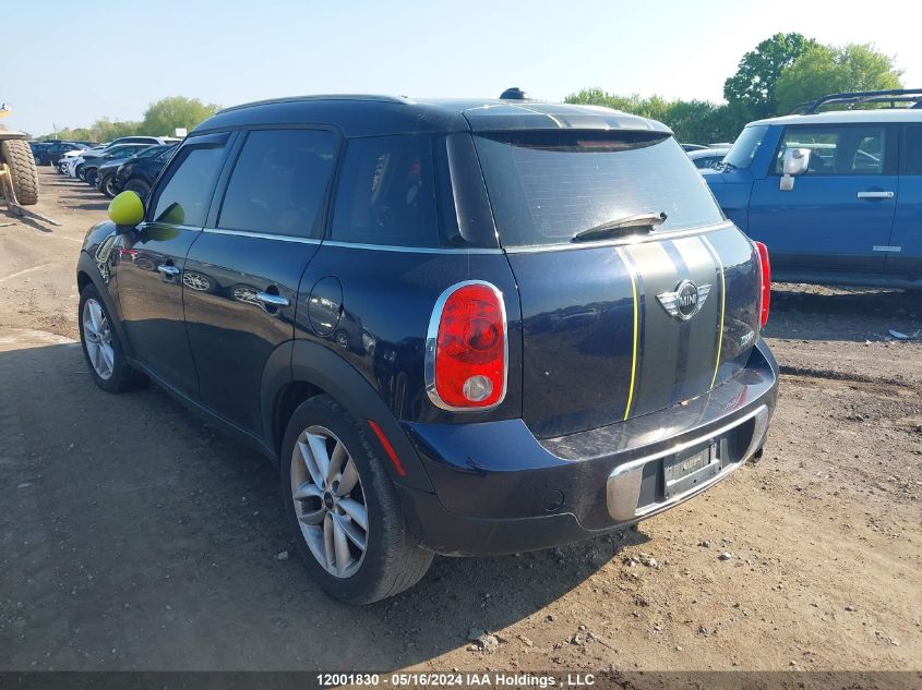 2012 Mini Cooper VIN: WMWZB3C5XCWM05985 Lot: 12001830