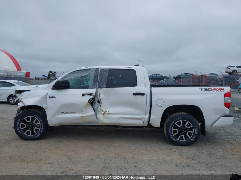 2021 Toyota Tundra Crewmax Sr5/Crewmax Trd Pro VIN: 5TFDY5F16MX997025 Lot: 12001849