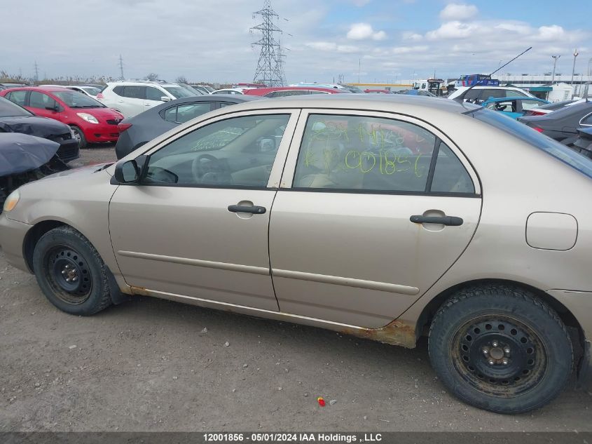 2004 Toyota Corolla VIN: 2T1BR32E34C831741 Lot: 12001856