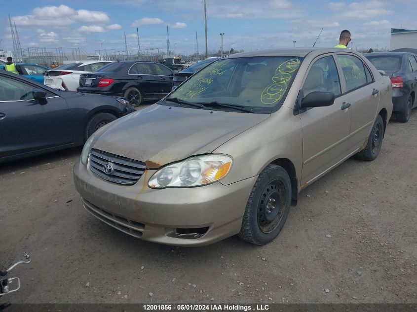 2004 Toyota Corolla VIN: 2T1BR32E34C831741 Lot: 12001856