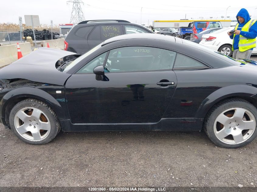 2001 Audi Tt VIN: TRUWT28N311002954 Lot: 12001860