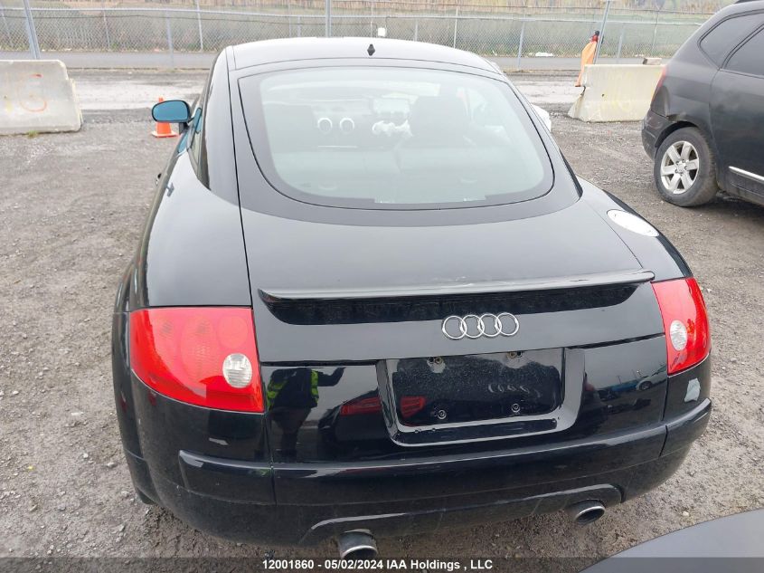 2001 Audi Tt VIN: TRUWT28N311002954 Lot: 12001860