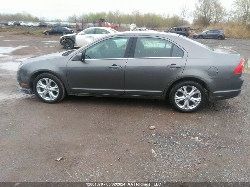 2012 Ford Fusion Se VIN: 3FAHP0HA8CR422930 Lot: 12001870