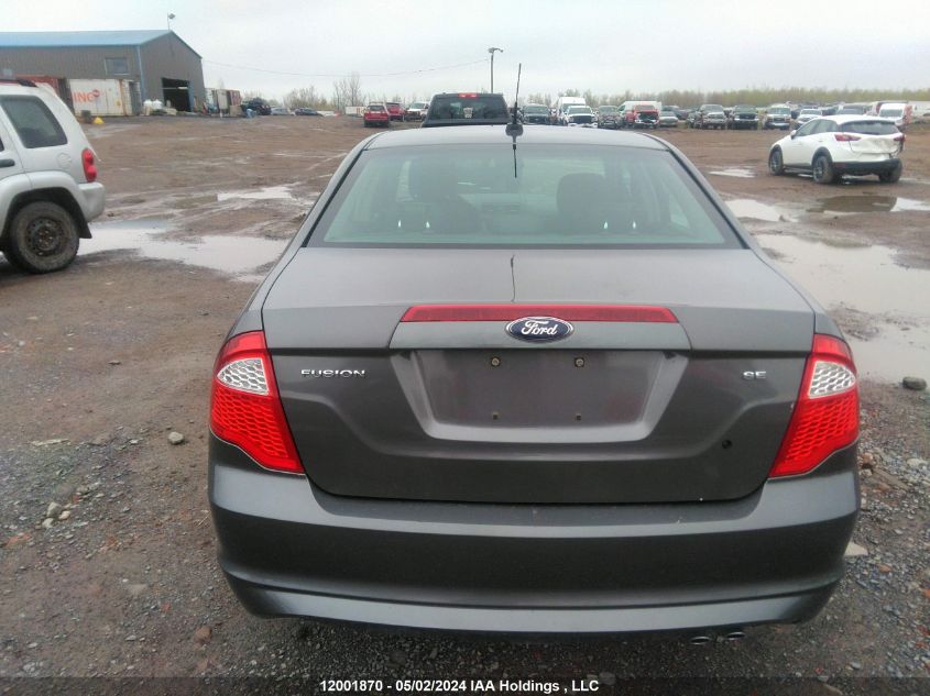 2012 Ford Fusion Se VIN: 3FAHP0HA8CR422930 Lot: 12001870