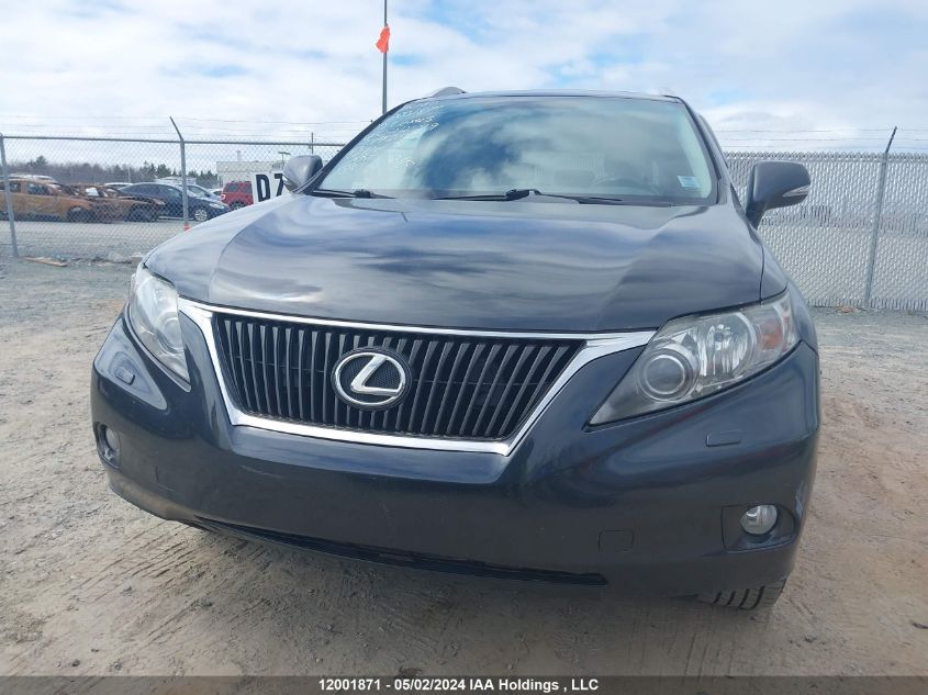 2010 Lexus Rx 350 VIN: 2T2BK1BA6AC022439 Lot: 12001871