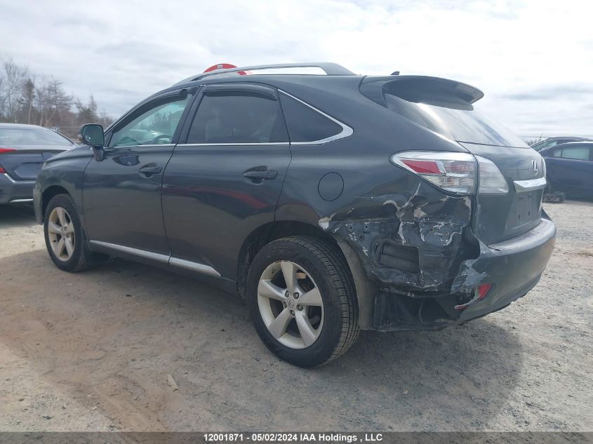 2010 Lexus Rx 350 VIN: 2T2BK1BA6AC022439 Lot: 12001871